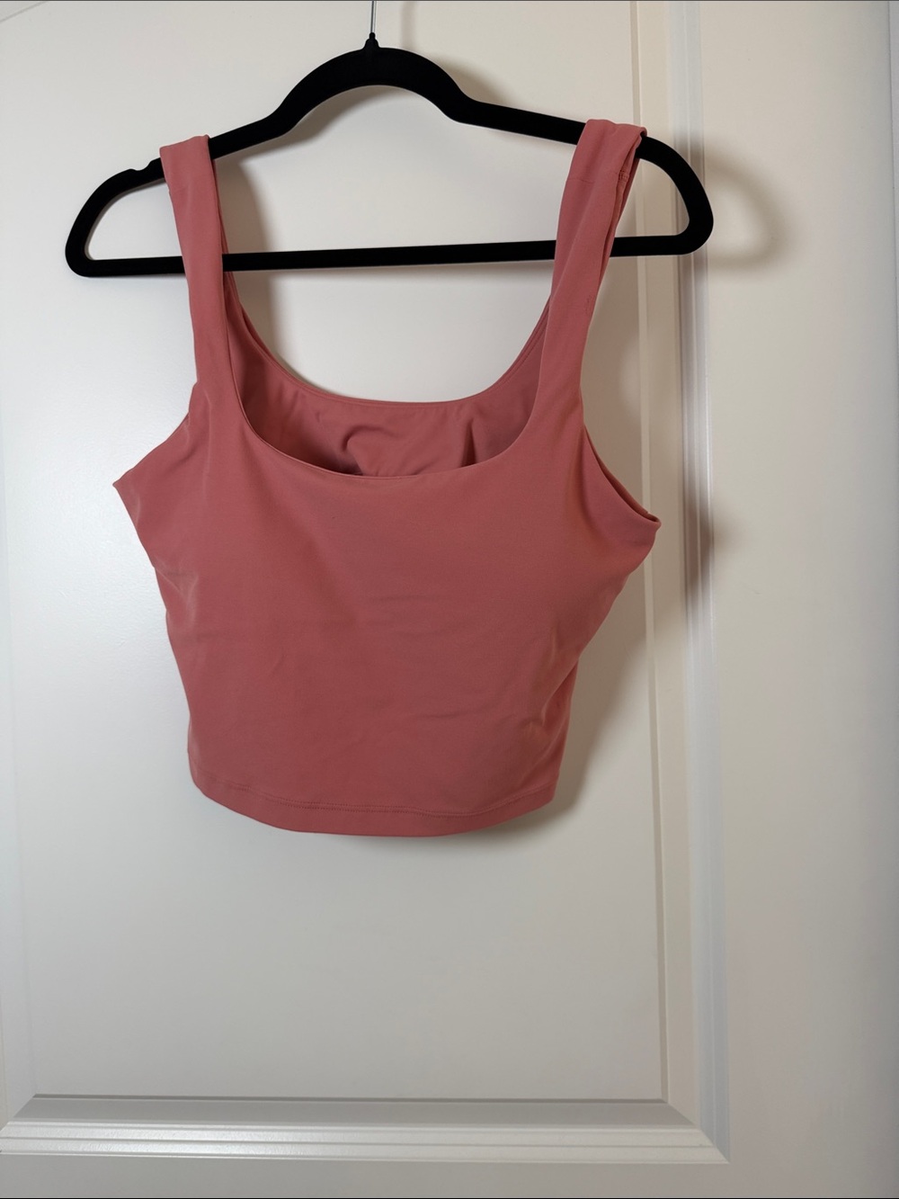 Athleta Dusty Rose Square Neck Crop Tank
